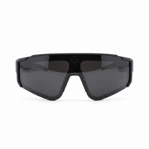 Lunettes IA Noir Mat - Vue de face